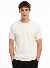 Richmond X Uomo Maglia UMP26023MA Panna