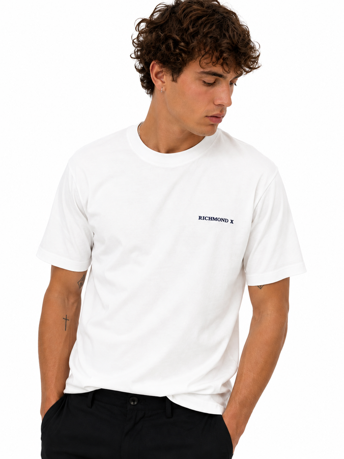 Richmond X Uomo T-shirt UMP26027TS Bianco