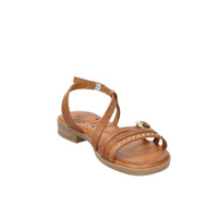 Ariel Mujer Sandalia baja 17090 Cuero