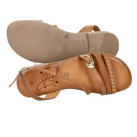 Ariel Mujer Sandalia baja 17090 Cuero