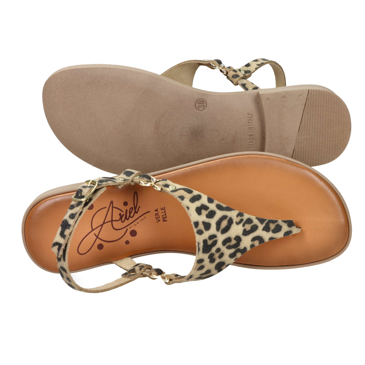 Ariel Mujer Chancla 17026 Leopardo