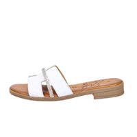 Ariel Damen flache Hausschuhe 17288 Weiß