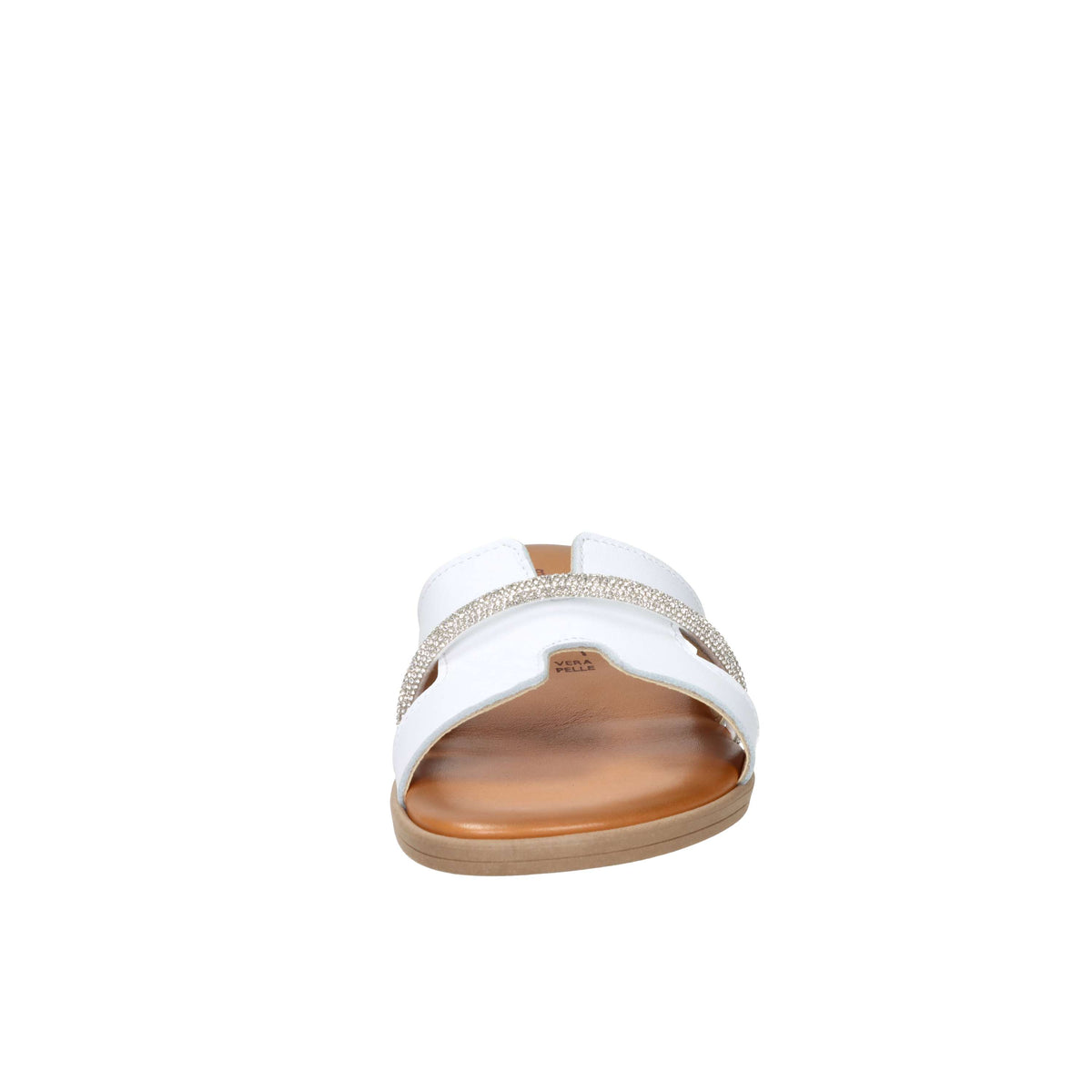 Ariel Damen flache Hausschuhe 17288 Weiß