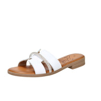 Ariel Damen flache Hausschuhe 17288 Weiß