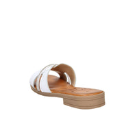 Ariel Damen flache Hausschuhe 17288 Weiß