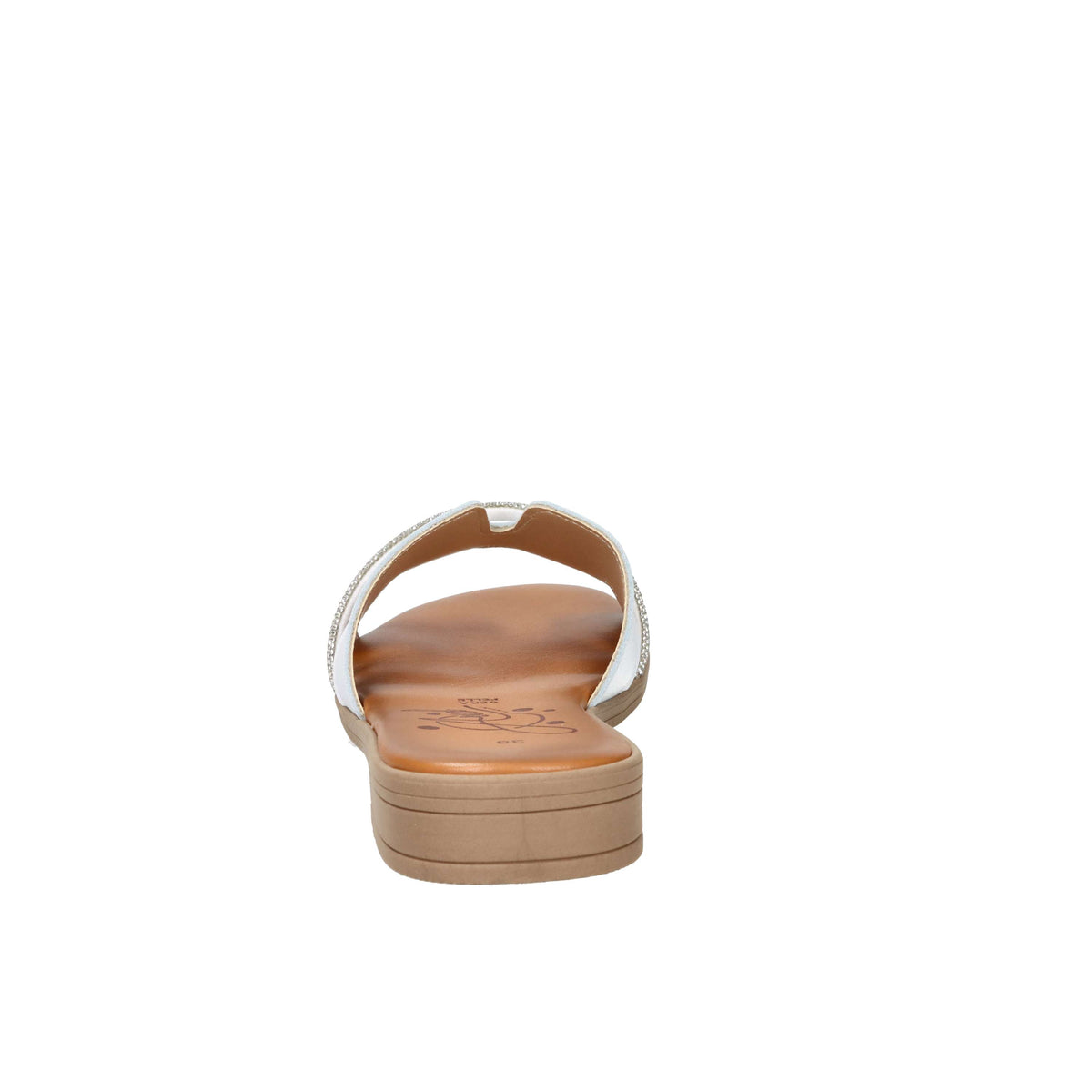 Ariel Damen flache Hausschuhe 17288 Weiß