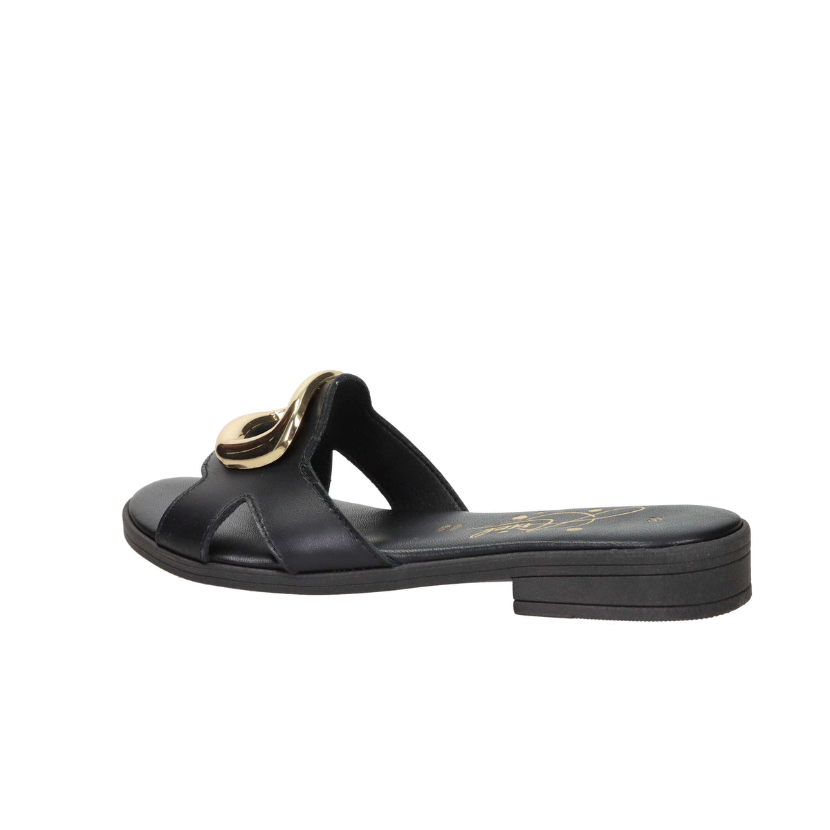 Ariel Mujer Zapatilla baja 17243 Negro/Oro