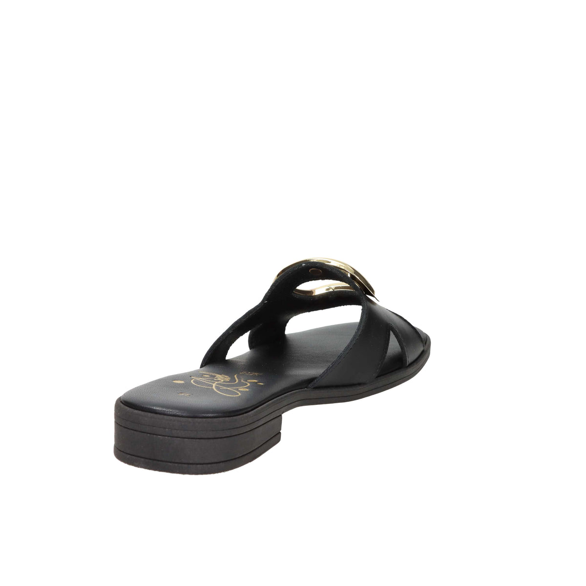 Ariel Donna Ciabatta bassa 17243 Nero/Oro