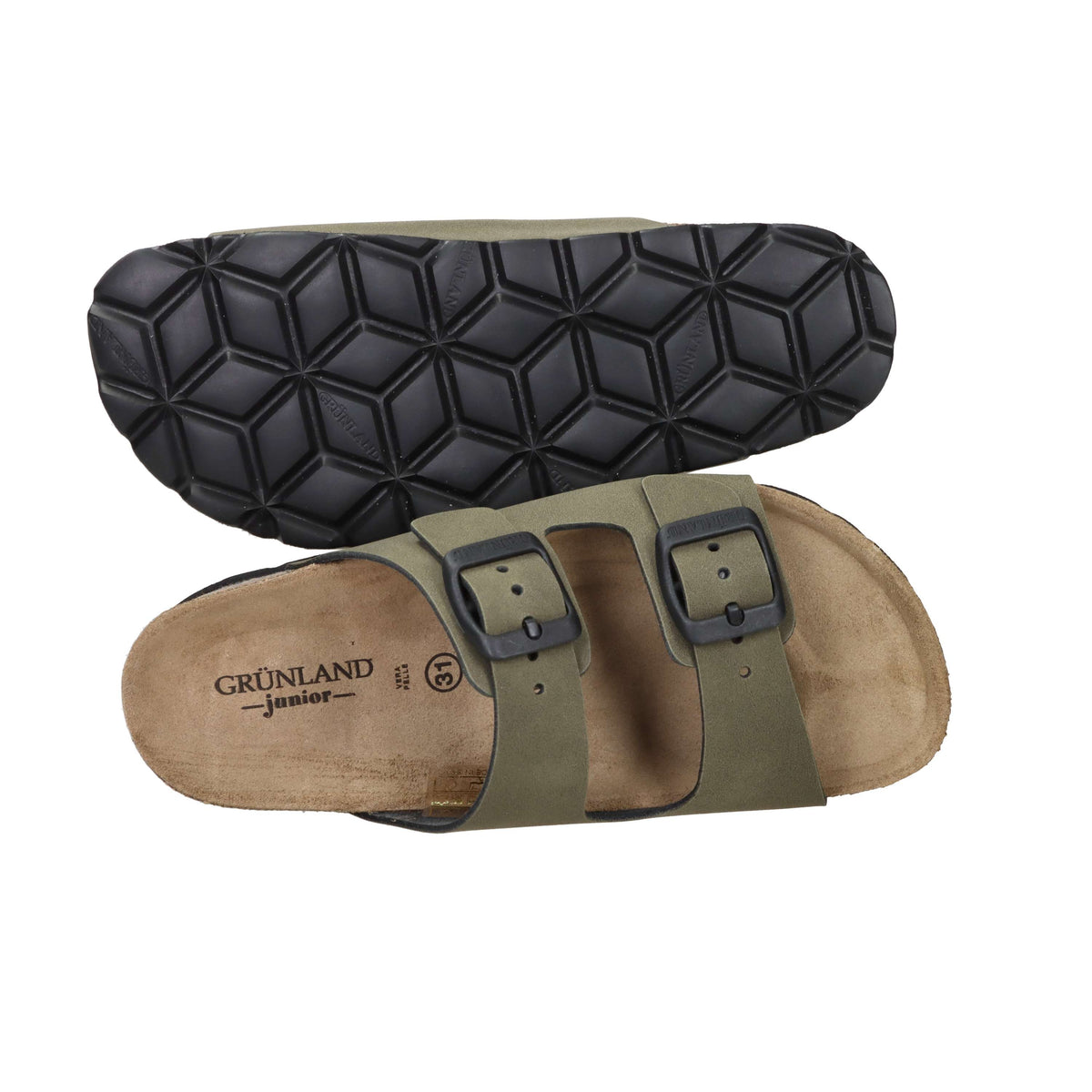 Grunland Bambini e ragazzi Ciabatta CB0714-40 Verdone