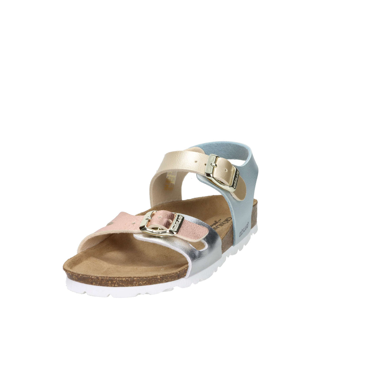 Grunland Bambine e ragazze Sandalo SB0646-40 Argento