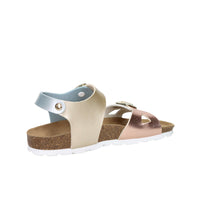 Grunland Bambine e ragazze Sandalo SB0646-40 Argento