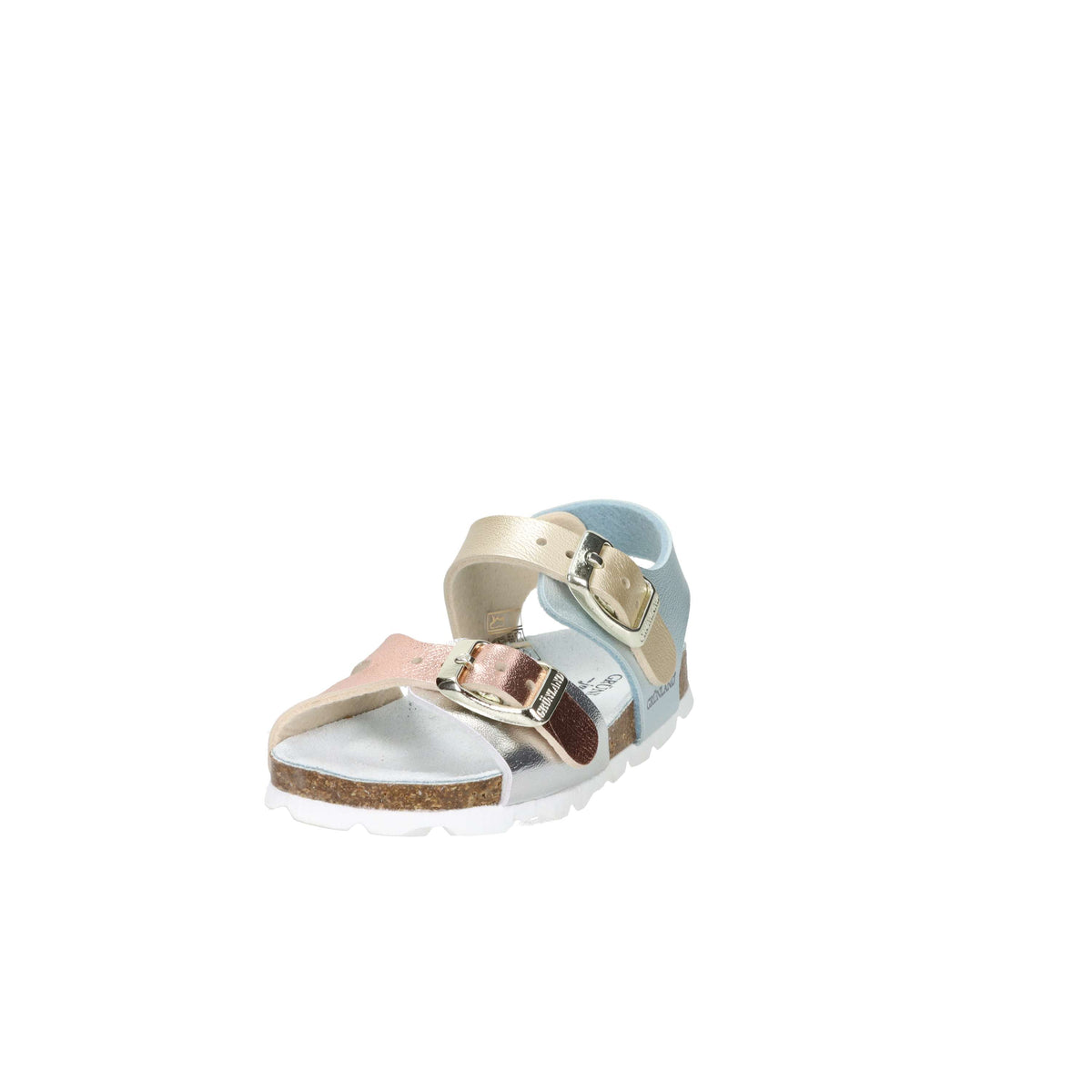 Grunland Niñas y chicas Sandalia SB0392-40 Plata/Rosa