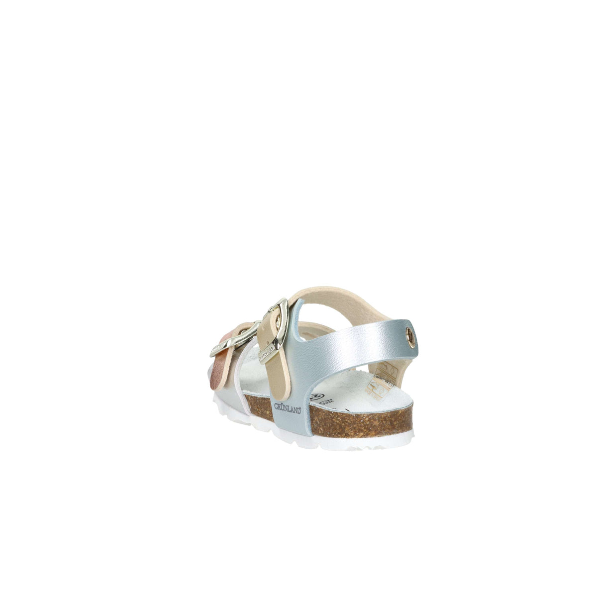 Grunland Niñas y chicas Sandalia SB0392-40 Plata/Rosa