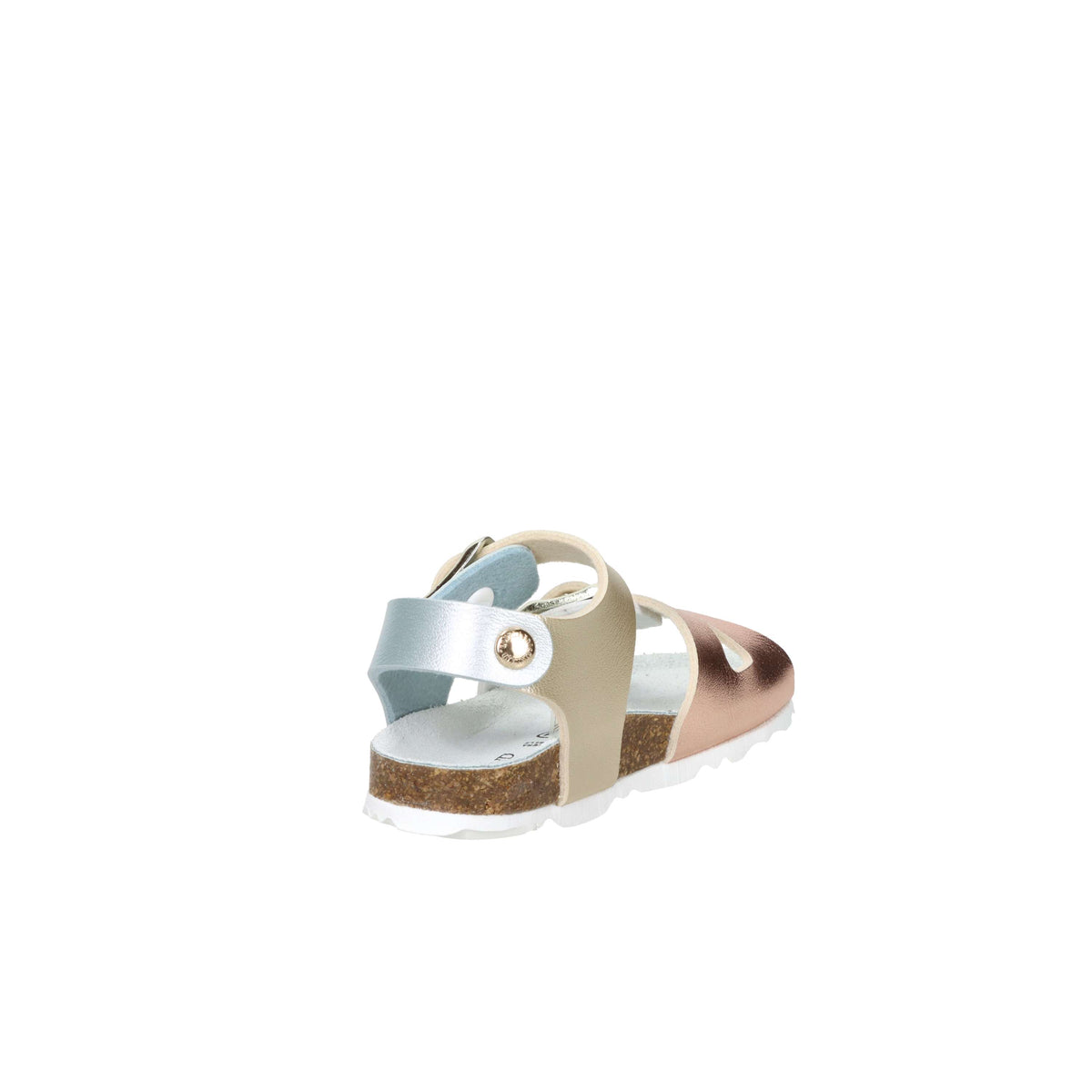 Grunland Niñas y chicas Sandalia SB0392-40 Plata/Rosa