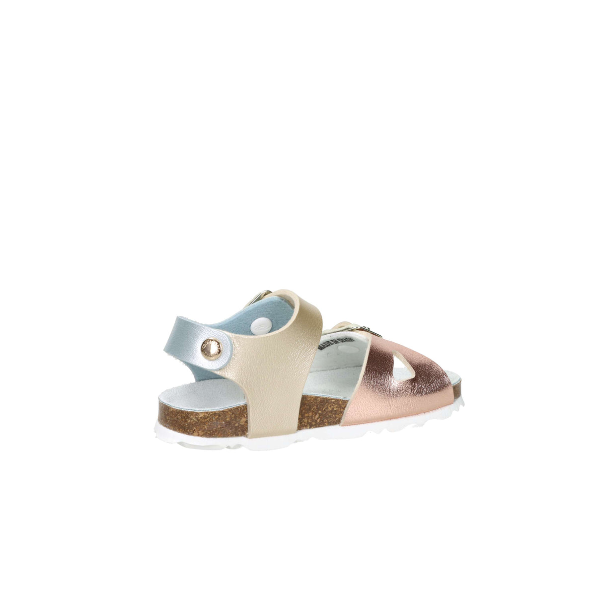 Grunland Niñas y chicas Sandalia SB0392-40 Plata/Rosa