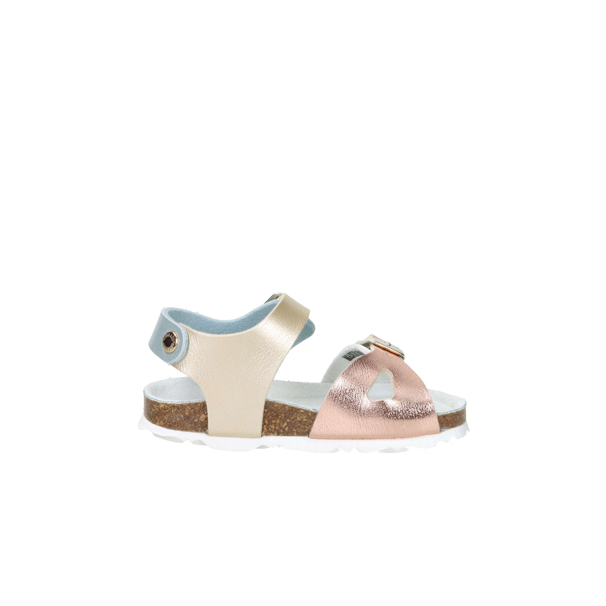 Grunland Niñas y chicas Sandalia SB0392-40 Plata/Rosa