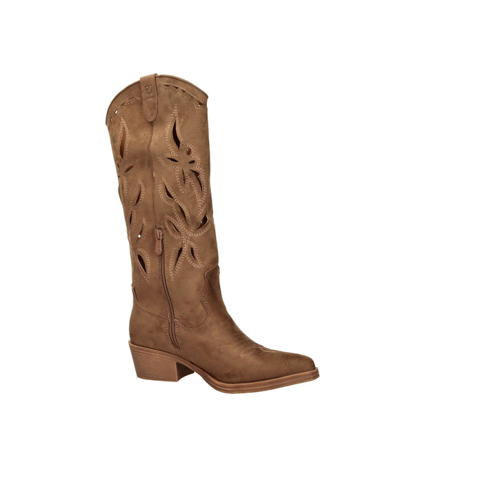 Crichic Femme Bottines à talons 3601-1 Marron