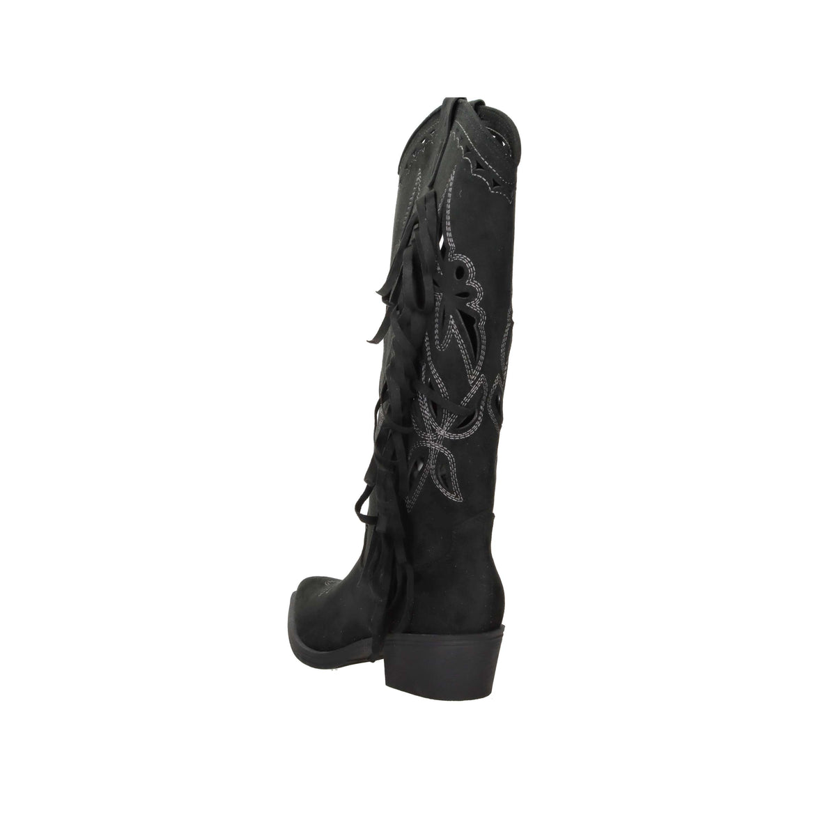 Crichic Damen Stiefeletten mit Absatz 3601-1 Schwarz