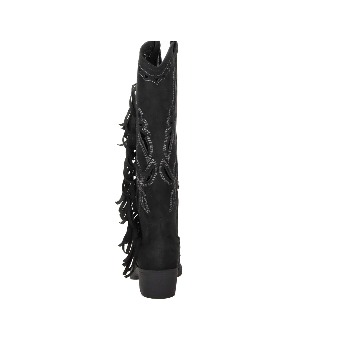 Crichic Damen Stiefeletten mit Absatz 3601-1 Schwarz