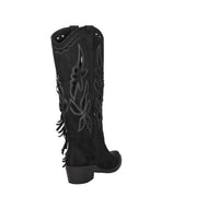 Crichic Damen Stiefeletten mit Absatz 3601-1 Schwarz
