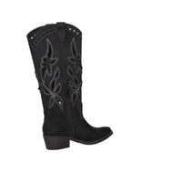 Crichic Damen Stiefeletten mit Absatz 3601-1 Schwarz