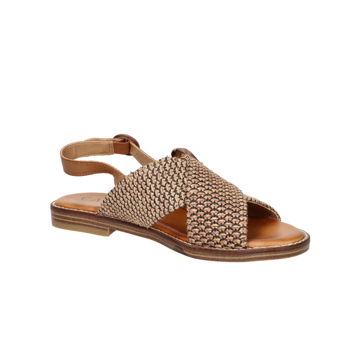 Carmela Donna Sandalo basso 163160 Cuoio