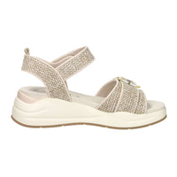 Carmela Mujer Sandalia con cuña 163268 Beige