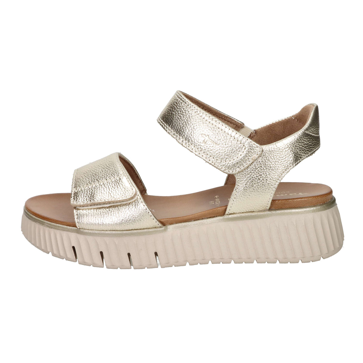 Tamaris Damen flache Sandale 8-88720-44 Gold