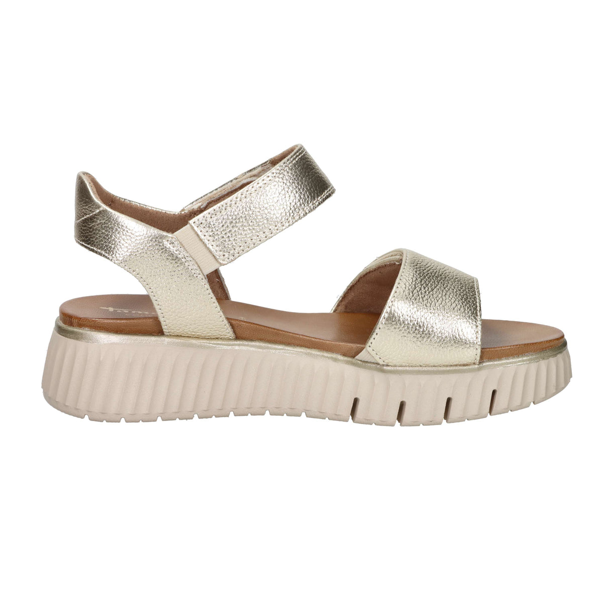Tamaris Damen flache Sandale 8-88720-44 Gold
