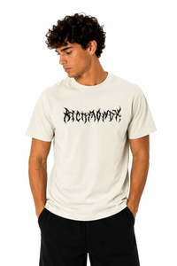 Richmond X Uomo T-shirt UMP26028TS Panna