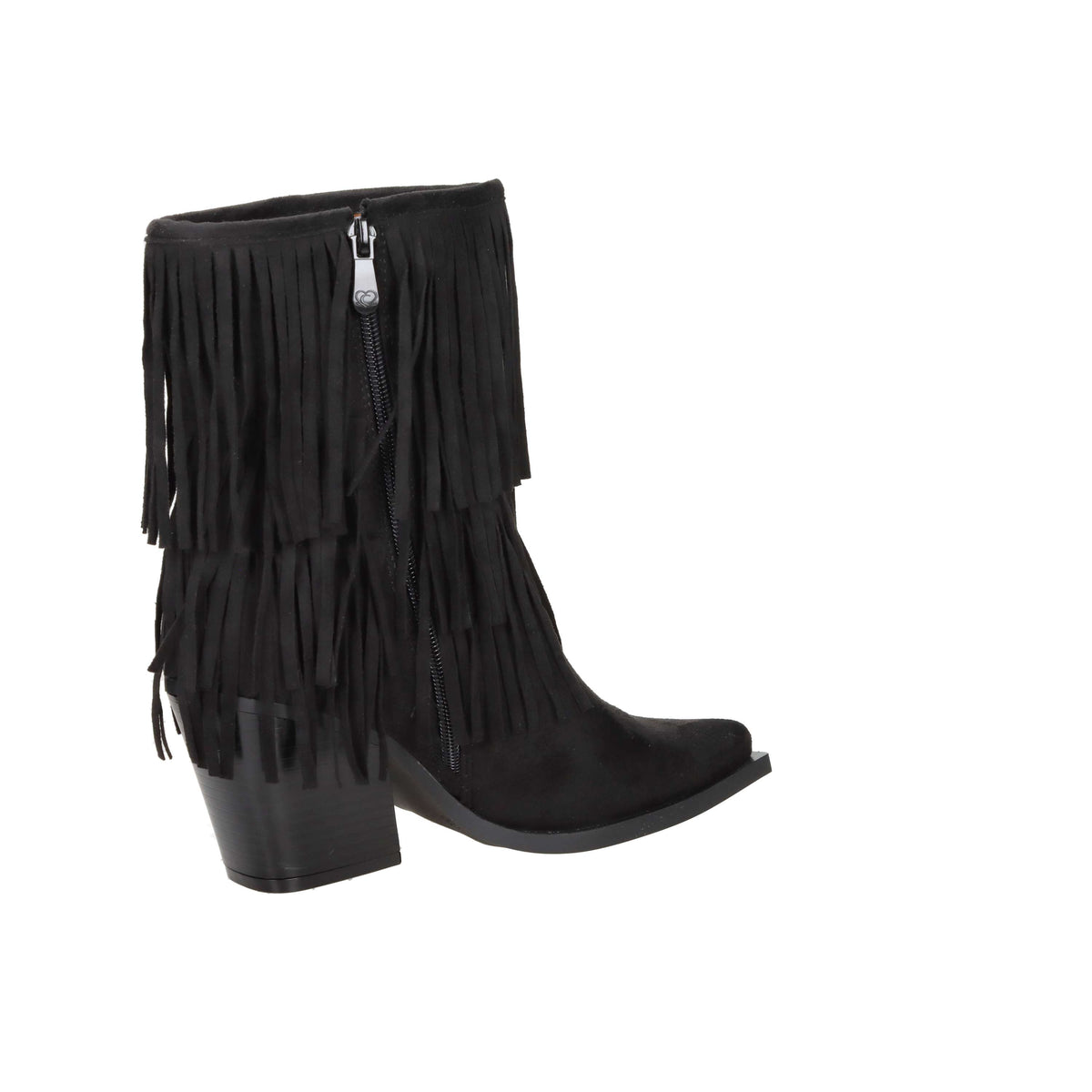 Crichic Donna Stivaletti tacco 3602-1 Nero