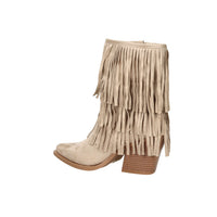 Crichic Femme Bottines talon 3602-01 Tourterelle