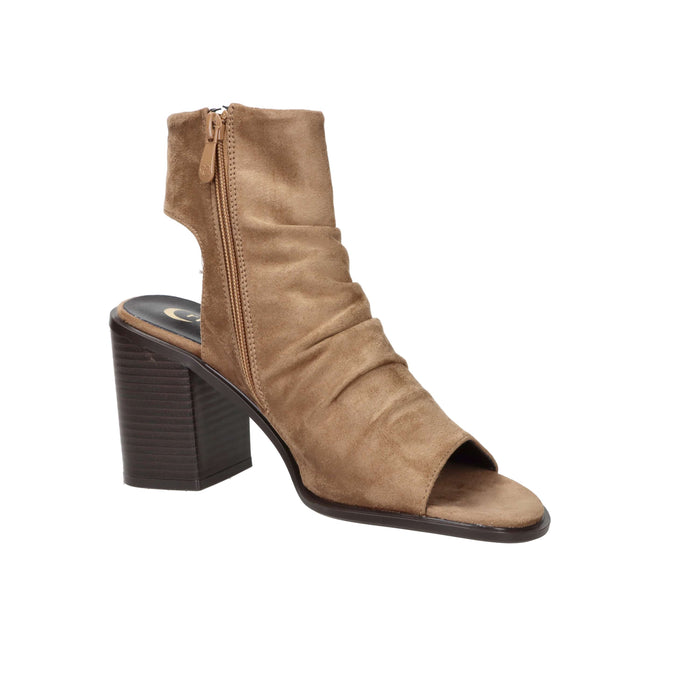 Crichic Femme Sandale à talon 3642-1 Camel