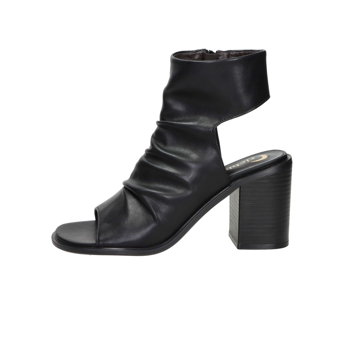 Crichic Mujer Sandalia con tacón 3642-1 Negro