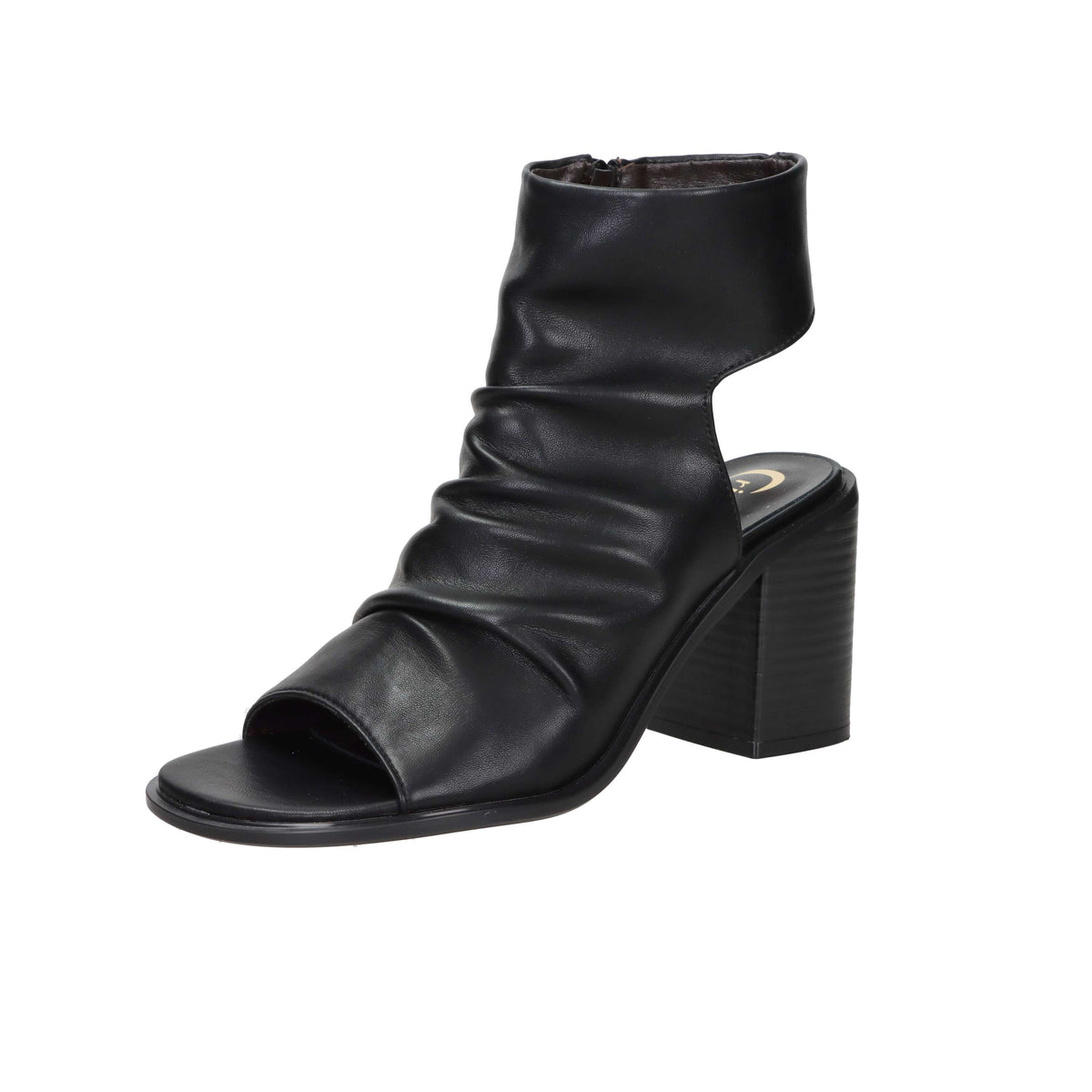 Crichic Mujer Sandalia con tacón 3642-1 Negro