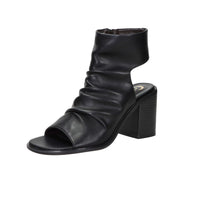 Crichic Mujer Sandalia con tacón 3642-1 Negro