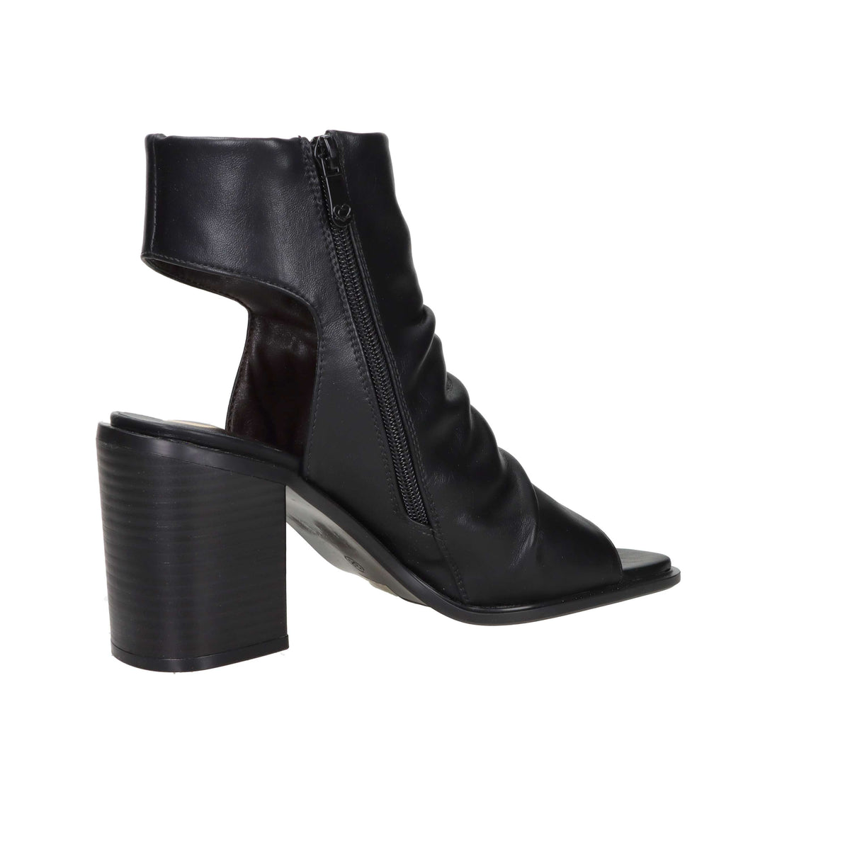 Crichic Mujer Sandalia con tacón 3642-1 Negro