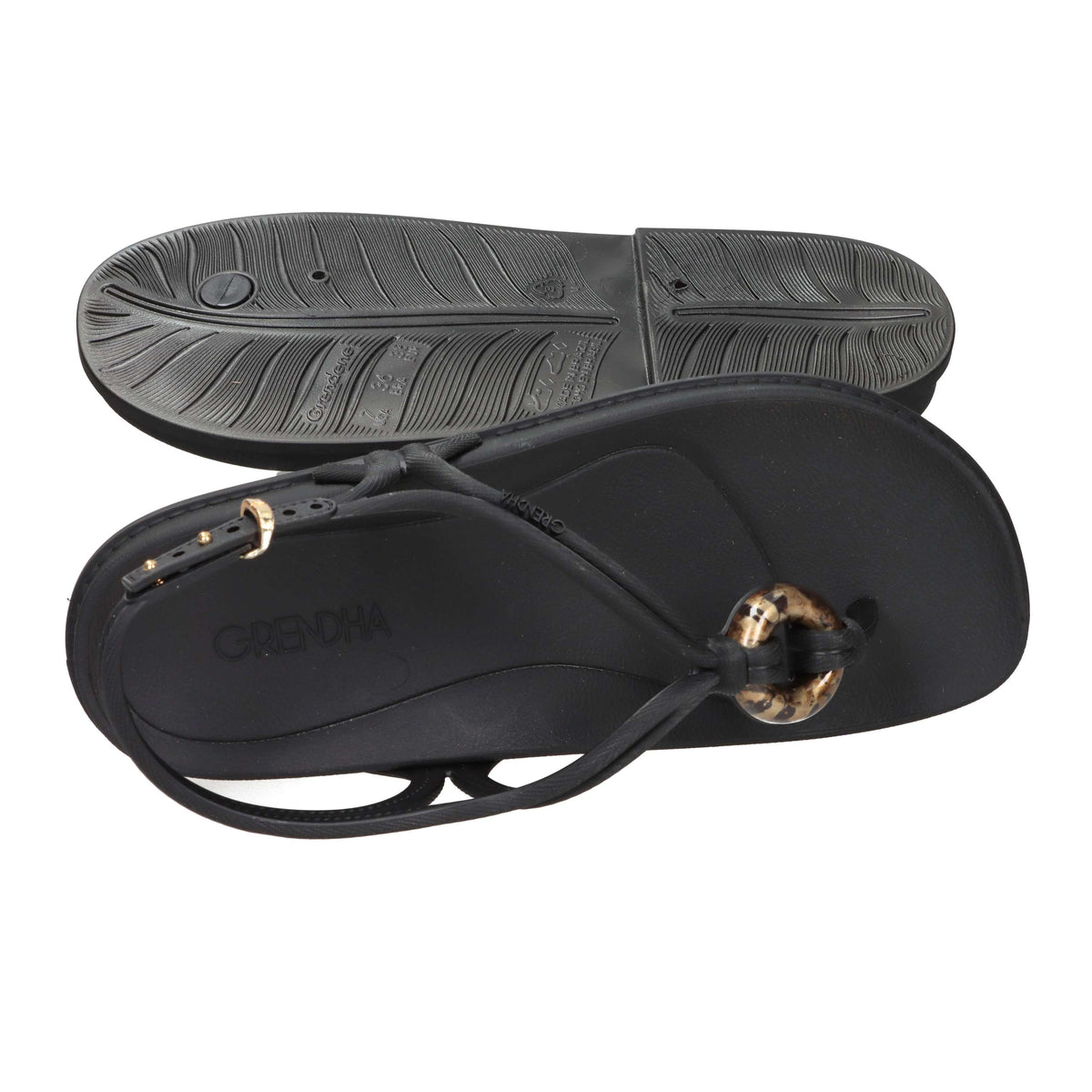 Grendha Women's Flip Flops GR.19233 Black