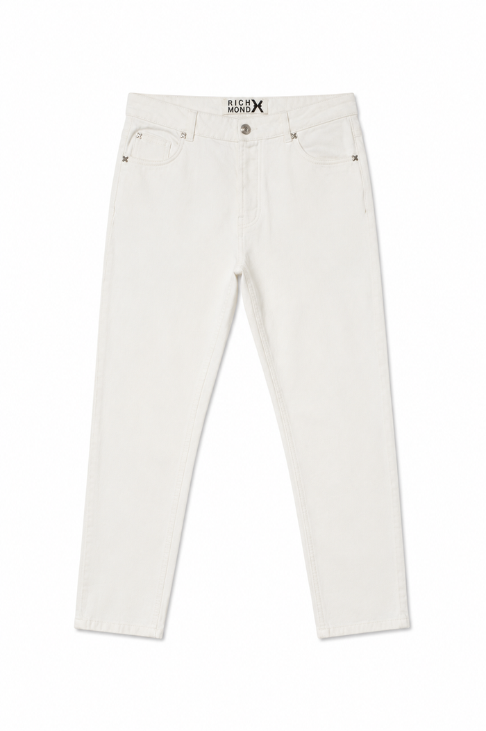 Richmond X Uomo Pantalone UMP26065JE Bianco
