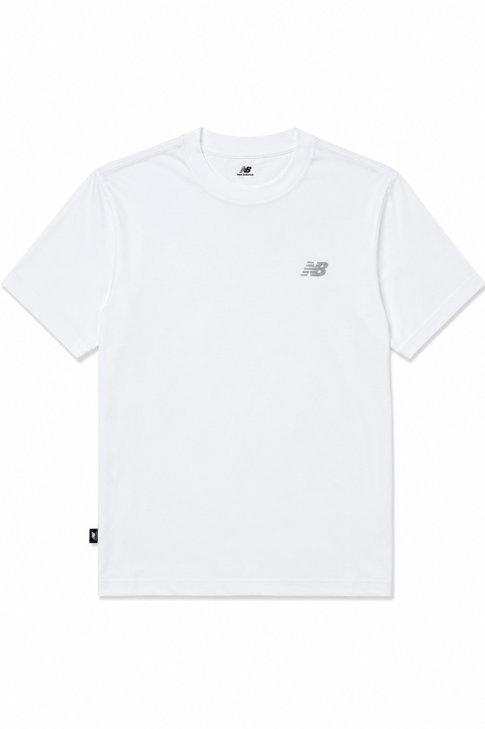 New Balance Uomo T-shirt MT41509WT Bianco