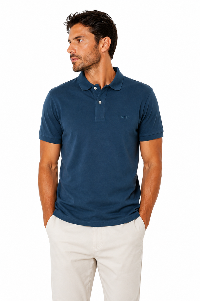 Take Two Uomo Polo UK04612 Blu