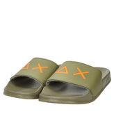 Sun68 Uomo Ciabatta X36110 Verde militare