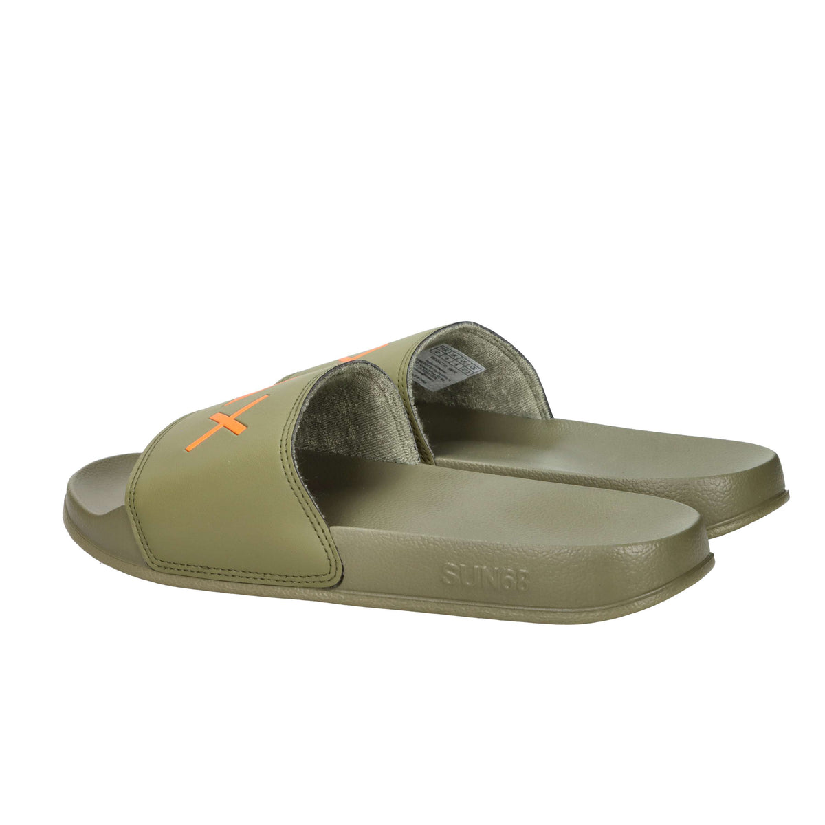 Sun68 Uomo Ciabatta X36110 Verde militare