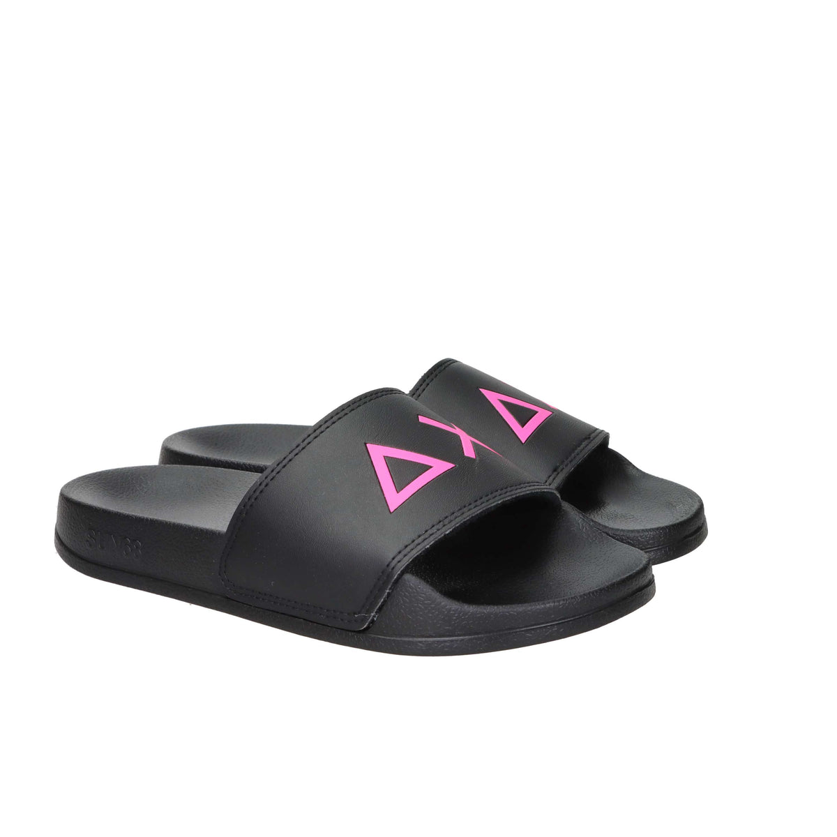 Sun68 Women's Flat Slipper X36210 Black