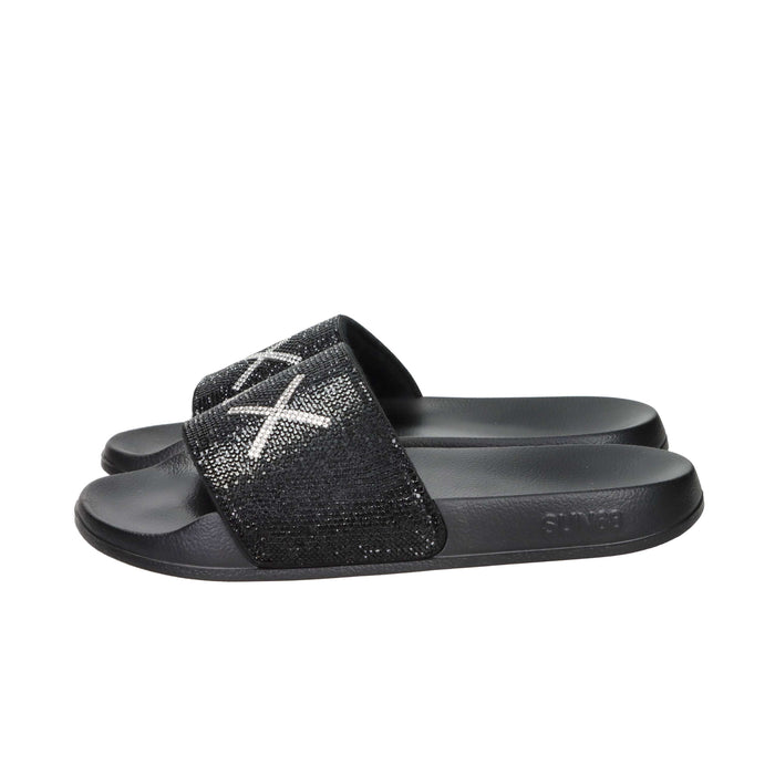 Sun68 Femme Claquette basse X36211 Noir