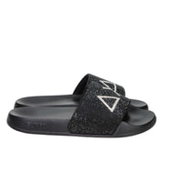 Sun68 Damen flache Pantoletten X36211 Schwarz
