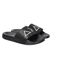 Sun68 Damen flache Pantoletten X36211 Schwarz