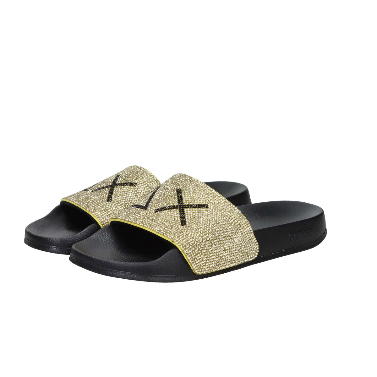 Sun68 Donna Ciabatta bassa X36211 Nero/Oro
