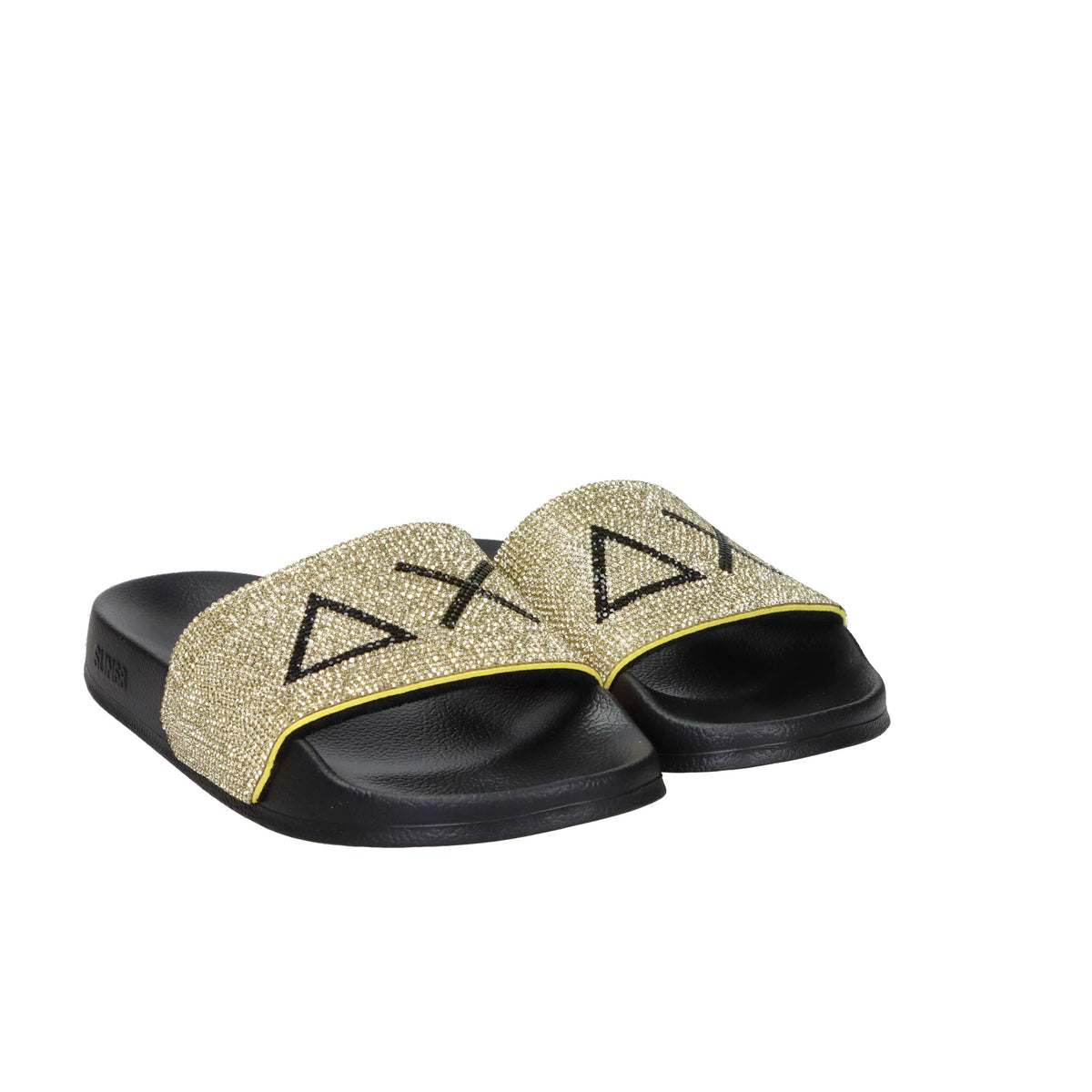 Sun68 Donna Ciabatta bassa X36211 Nero/Oro