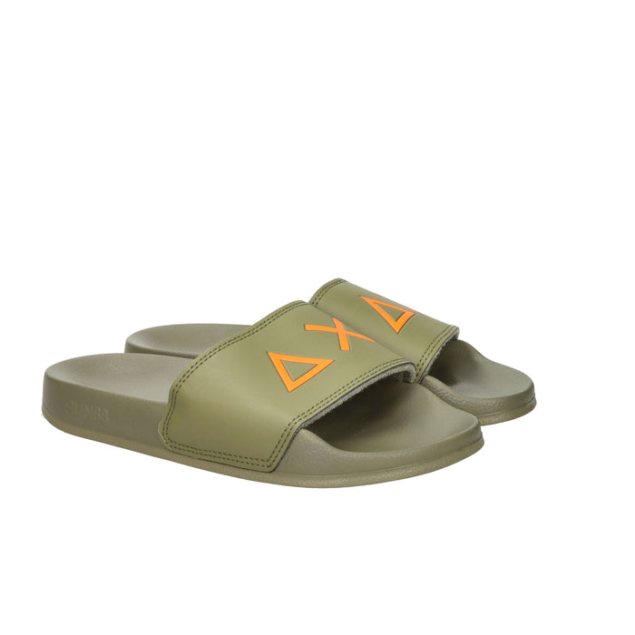 Sun68 Enfants et adolescents Claquettes X36310T Vert militaire